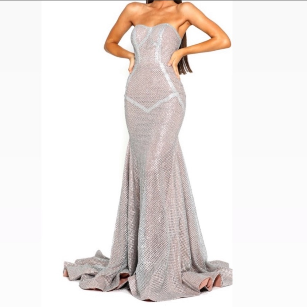 Portia and Scarlett PS1968 prom dress - Picture 1 of 8